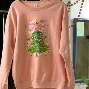 Brand new - never been worn holiday sweatshirt- medium